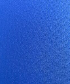 Stor Træningsmåtte XL 100 X 200 Cm. Blå Stabil TPE med høj densitet 1,5 cm. tyk.