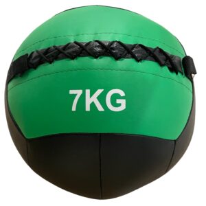Træningsbold Wall Ball på 7 kg. Anvendes meget i Cross Fit. Denne Wall Ball vejer 7 kg. Yderst holdbart kunstlæder. Dansk e mærket webshop
