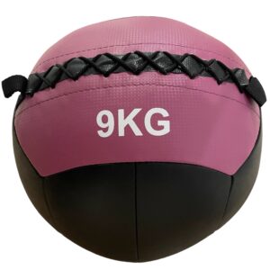 Wall Ball træningsbold på 9 kg. Anvendes meget i Cross Fit. Yderst holdbar kundstlæder. Dansk webshop med hurtig levering.