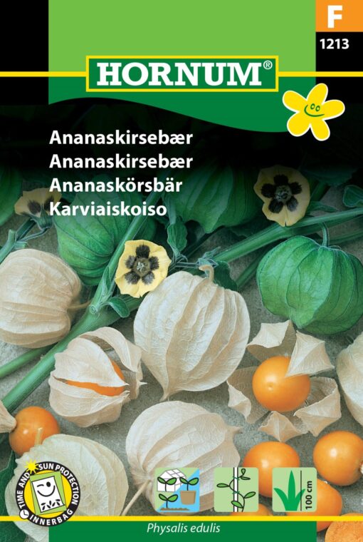 Ananaskirsebær frø – Dekorative og delikate – Grøntsagsfrø