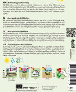 Tomatfrø Blommetomat – Middeltidlig og modstandsdygtig – Grøntsagsfrø
