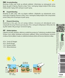 Rødbedefrø – Farverig blanding “Hulla Hupp Mix” – Grøntsagsfrø