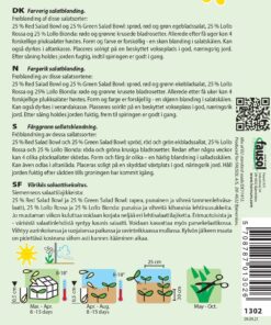 Salatfrø Pluksalat blanding “Fitness Mix” – Hurtigtvoksende pluksalat – Grøntsagsfrø