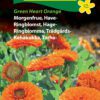 Morgenfrue frø “Green Heart Orange” – Blomsterfrø