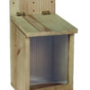 Foderhus til egern med plexiglas. Egern foderstation 14x30x19 cm.
