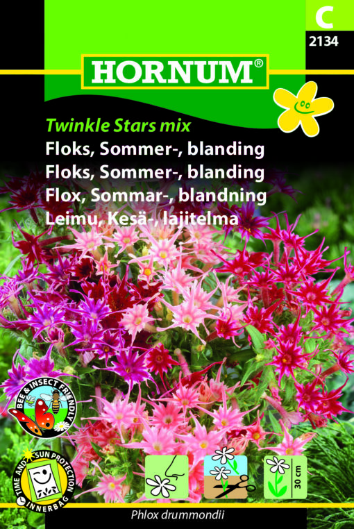 Floks blomsterfrø – Twinkle Stars mix – Sommerblanding – Blomsterfrø