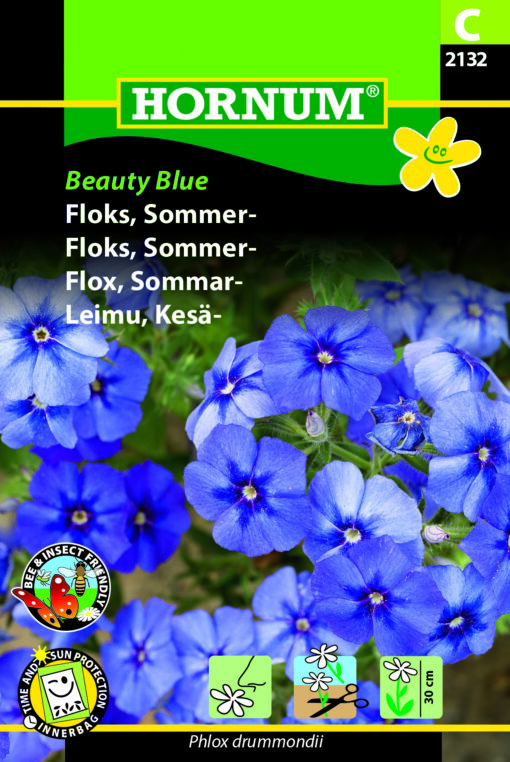 Floks blomsterfrø – Beauty Blue – Smukke blå og velduftende floks – Blomsterfrø
