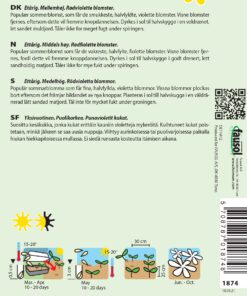 Stolt Kavaler “Double Click Cranberries” – Halvfyldte blomsterhoveder – Blomsterfrø