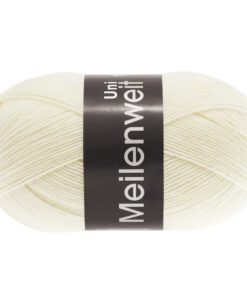 Meilenweit 100 g UNI Lana Grossa. Råhvid 3421113. Køb på Nemhjem.dk