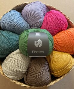 Lana Grossa Elastico garn – 96 % Bomuld og 4 % Polyester