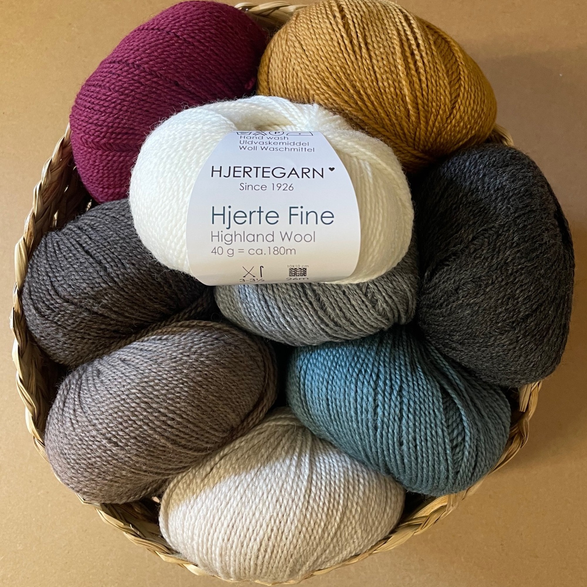 Hjertegarn Hjerte Fine Highland Wool – 100 % fin Uld