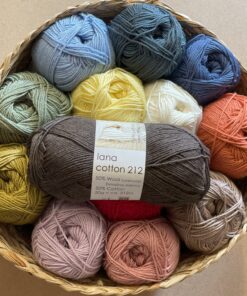 Hjertegarn Lana Cotton 212- 50 % Uld og 50 % Bomuld