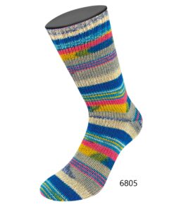 Farveskiftende strømpegarn Lana Grossa Meilenweit 100 g ARTE – Uld og Polyamid