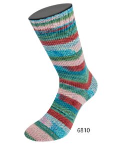 Farveskiftende strømpegarn Lana Grossa Meilenweit 100 g ARTE – Uld og Polyamid