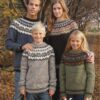 Gratis Strikkeopskrift – Islandsk Sweater “Afmæli” – Strikkes i “Lettlopi” Islandsk Uldgarn
