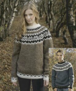 Gratis Strikkeopskrift – Islandsk Sweater “Afmæli” – Strikkes i “Lettlopi” Islandsk Uldgarn