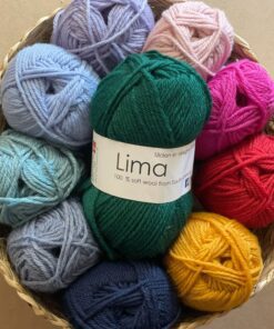 Hjertegarn Lima uldgarn – 100 % uld – Blød og behagelig.