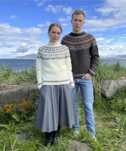 Gratis Strikkeopskrift – Islandsk Sweater “Gjoef” – Strikkes i “Lettlopi” Islandsk Uldgarn