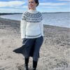 StrikkeKit Islandsk Dame Sweater “Gjoef” 3 farver – Størrelse XS