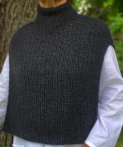 Strikke Kit - Blød og lun poncho "Rachels Poncho" FRA 389,- KR