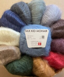 Hjertegarn Silk Kid Mohair – 72% Mohair og 28% Silke