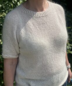 Strikke Kit – Let luftig Raglan Sommer bluse.<BR>Størrelse XL