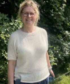 Strikke Kit – Let, luftig og blød Raglan Sommer bluse. FRA 359,- KR
