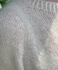 Strikke Kit – Let luftig Raglan Sommer bluse.<BR>Størrelse XS-S