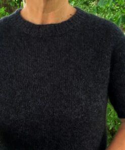 Strikke Kit – Let luftig Raglan Sommer bluse.<BR>Størrelse XS-S