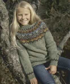 Gratis Strikkeopskrift – Islandsk Sweater “Afmæli” – Strikkes i “Lettlopi” Islandsk Uldgarn