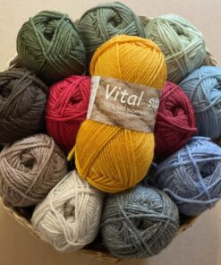 Vital Superwash Uld – 100 % Uld – Hjertegarn