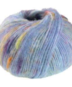 Lana Grossa Cassata garn – 54 % Extra fin merinould, 30 % Polyamid og 16 % Bomuld