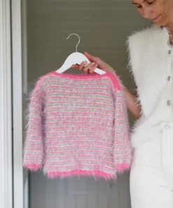 StrikkeKit Fuzzy Sweater Barn (2-12 år)