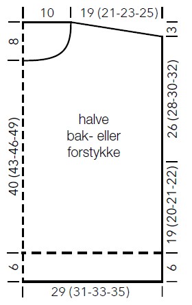 Cassata Vest Størrelser.