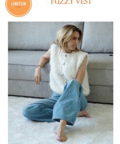 Strikkeopskrift “Fuzzy Vest” – Elegant og blød sweater. (Tove Lindtein)