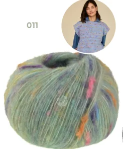 StrikkeKit Vest i Cassata garn. (Garn + Opskrift) Størrelse 48/50