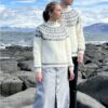 StrikkeKit Islandsk Herre Sweater “Gjöf” 3 farver – Størrelse L