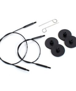 KnitPro udskiftelige rundpinde sæt i træ (Kort) – Smukt design træ.