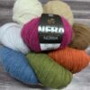 Lana Grossa Nebbia (NERA) garn – 55 % ekstrafin Merinould og 45 % baby Alpaca