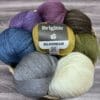 Brigitte Silkdream garn Lana Grossa 60% ny, ren merinould, 30% silke, 10% mohair