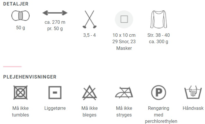 Brigitte Silkdream pleje og vaskeanvisning. Køb Brigitte Silkdream garn på NemHjem.dk til god pris og hurtig levering.