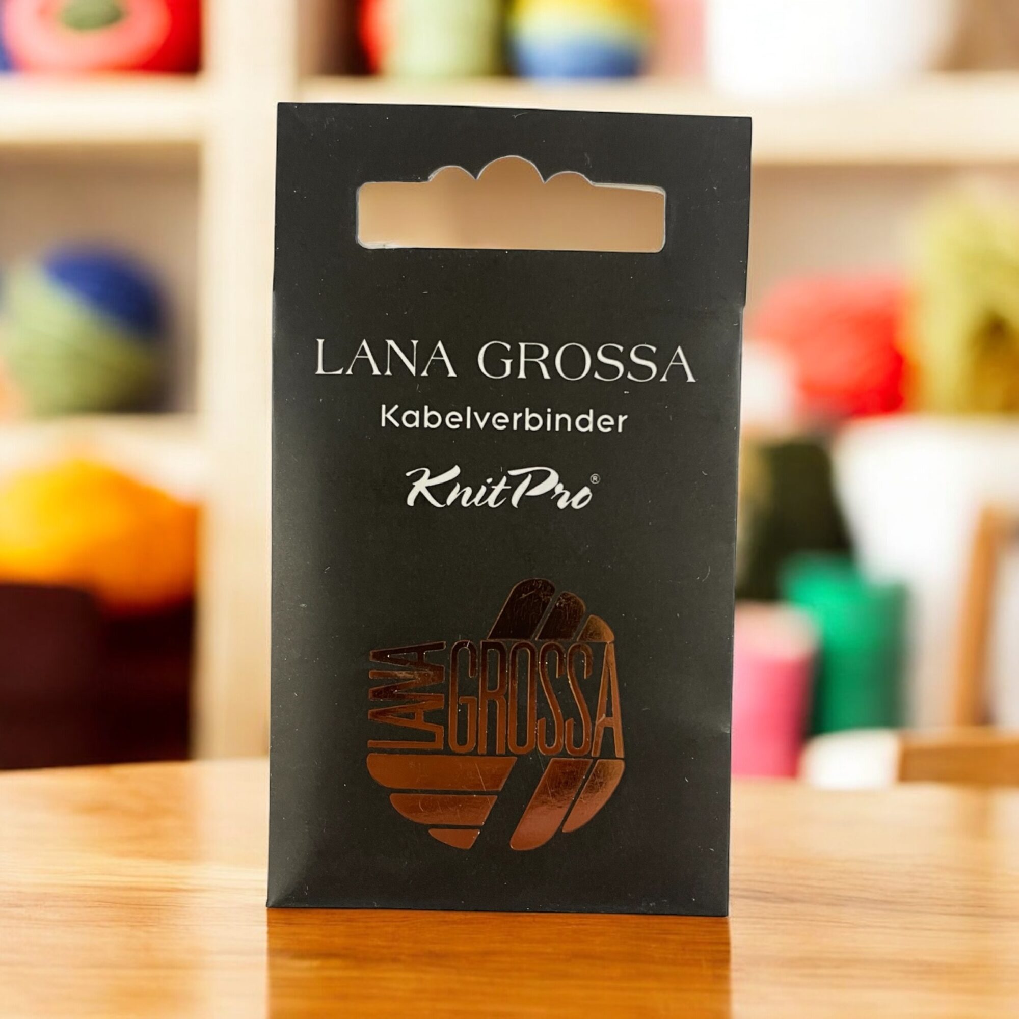 KnitPro wireforlænger / wireforbinder. 3 stk i sort samt 1 strammenøgle.