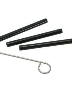 KnitPro wireforlænger / wireforbinder. 3 stk i sort samt 1 strammenøgle.