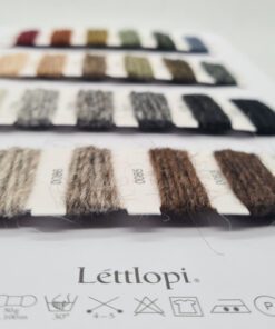 LettLopi farvekort med garnprøver af alle nuancer. Køb på NemHjem.dk med hurtig levering