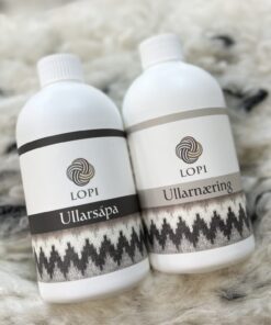 Lopi Uldsæbe – 500 ml. Specialsæbe til vask af uldtøj og garn.