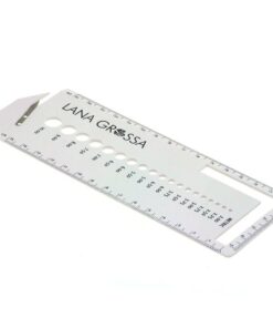 Pindemåler med flere funktioner – Indbygget kniv og lineaer (Lana Grossa)