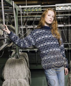 Strikkeopskrift – Islandsk Sweater “Jord / Jörð  ” 41-09 – Strikkes i “Lettlopi” (Sendes straks)