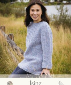Strikkeopskrift – “Ising” Sweater/Bluse 44-23 – Strikkes i “Lettlopi” (Sendes straks)