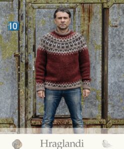 Strikkeopskrift – Islandsk sweater “Hraglandi” 44-04 – “Plötulopi” (Sendes straks)