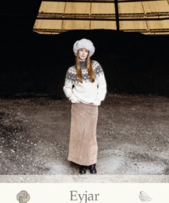 Strikkeopskrift – “Eyjar” Sweater 44-21 – “Plötulopi” (Sendes straks)